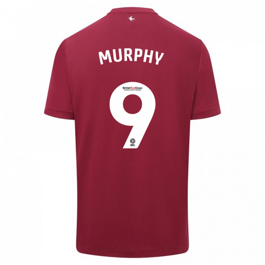 Herren Alana Murphy #9 Rot Auswärtstrikot Trikot 2023/24 T-Shirt Österreich