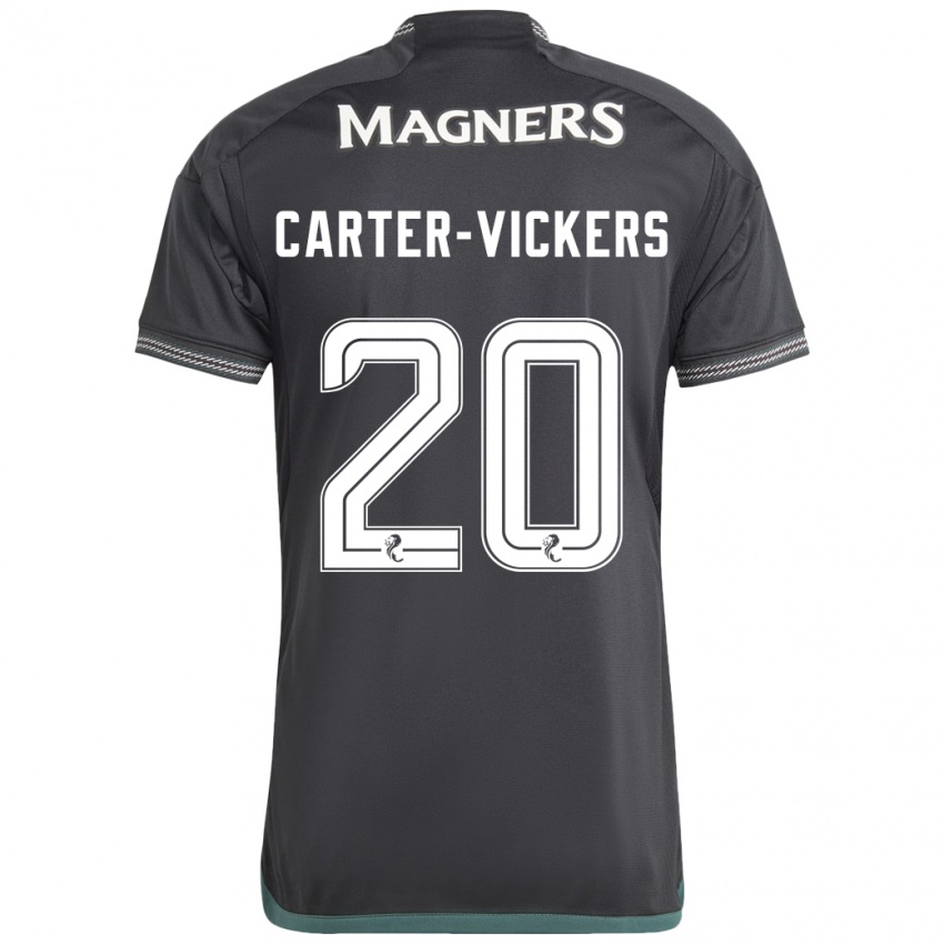 Herren Cameron Carter-Vickers #20 Schwarz Auswärtstrikot Trikot 2023/24 T-Shirt Österreich