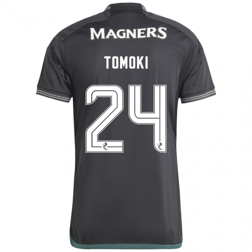 Herren Tomoki Iwata #24 Schwarz Auswärtstrikot Trikot 2023/24 T-Shirt Österreich