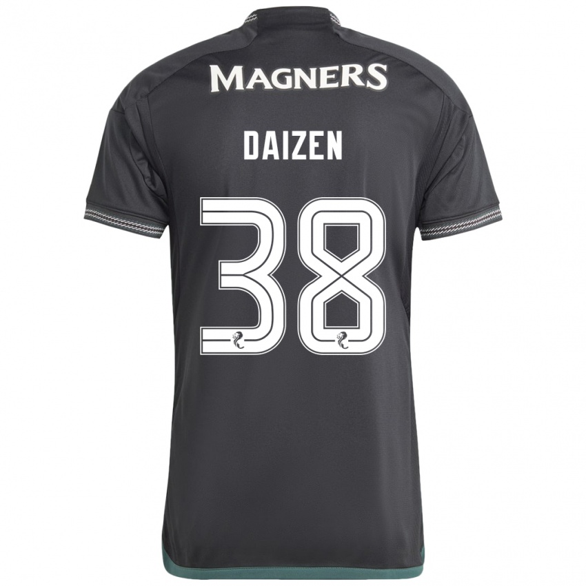 Herren Daizen Maeda #38 Schwarz Auswärtstrikot Trikot 2023/24 T-Shirt Österreich