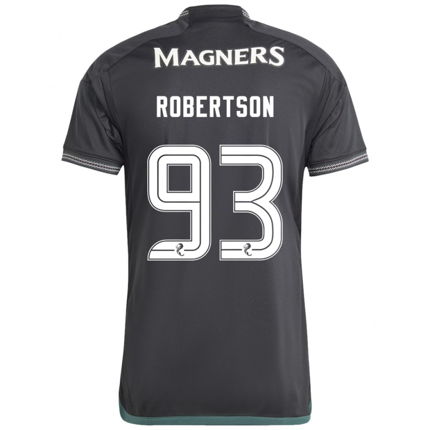 Herren Mitchell Robertson #93 Schwarz Auswärtstrikot Trikot 2023/24 T-Shirt Österreich