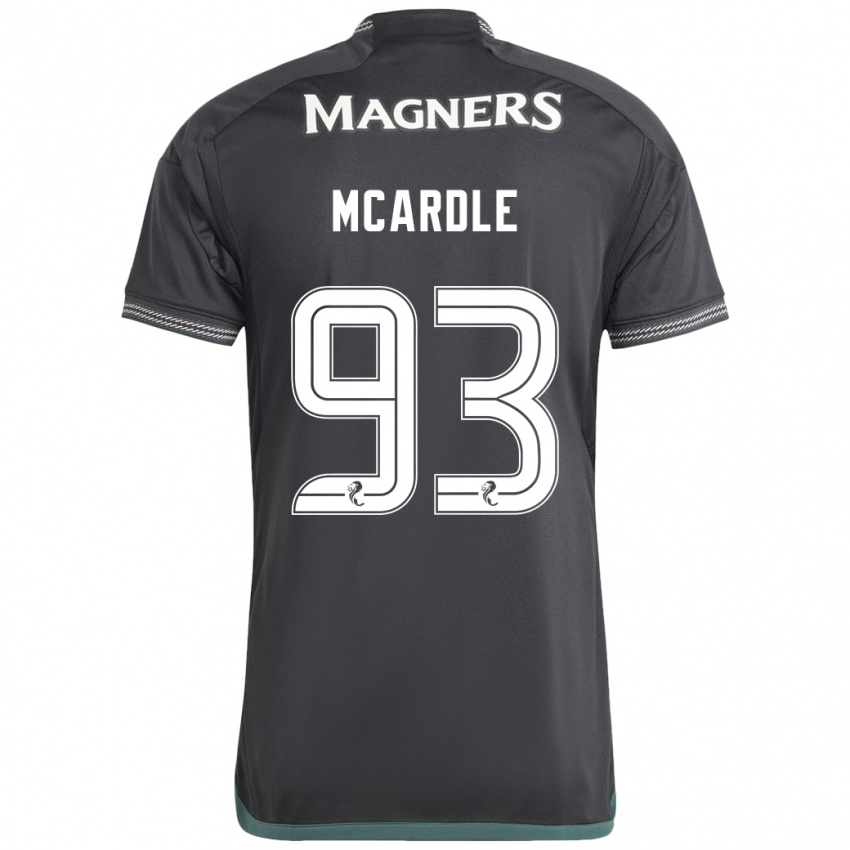 Herren Sean Mcardle #93 Schwarz Auswärtstrikot Trikot 2023/24 T-Shirt Österreich