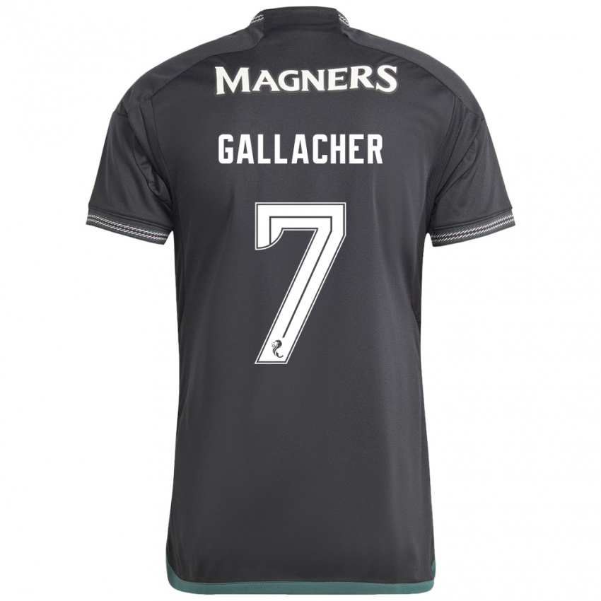 Herren Amy Gallacher #7 Schwarz Auswärtstrikot Trikot 2023/24 T-Shirt Österreich