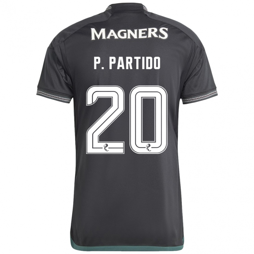 Herren Paula Partido #20 Schwarz Auswärtstrikot Trikot 2023/24 T-Shirt Österreich