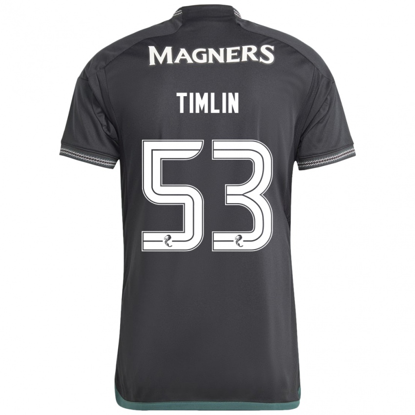 Herren Sophie Timlin #53 Schwarz Auswärtstrikot Trikot 2023/24 T-Shirt Österreich