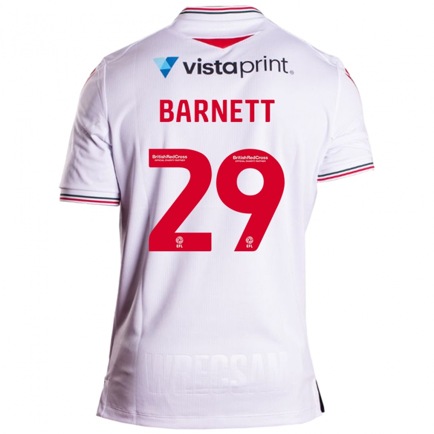 Herren Ryan Barnett #29 Weiß Auswärtstrikot Trikot 2023/24 T-Shirt Österreich