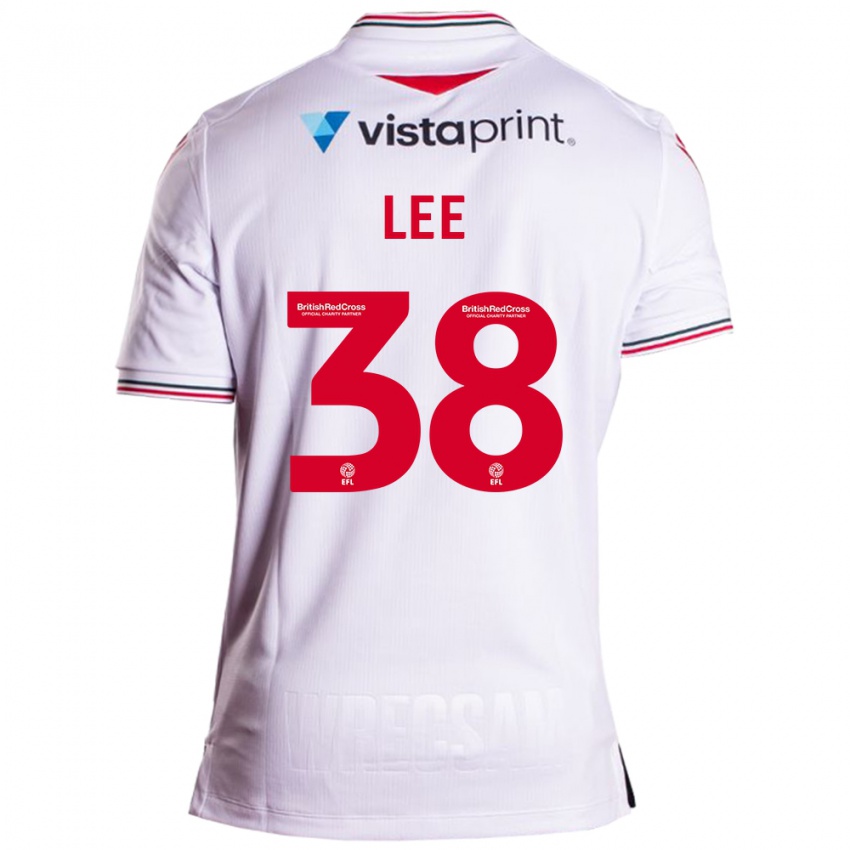 Herren Elliot Lee #38 Weiß Auswärtstrikot Trikot 2023/24 T-Shirt Österreich