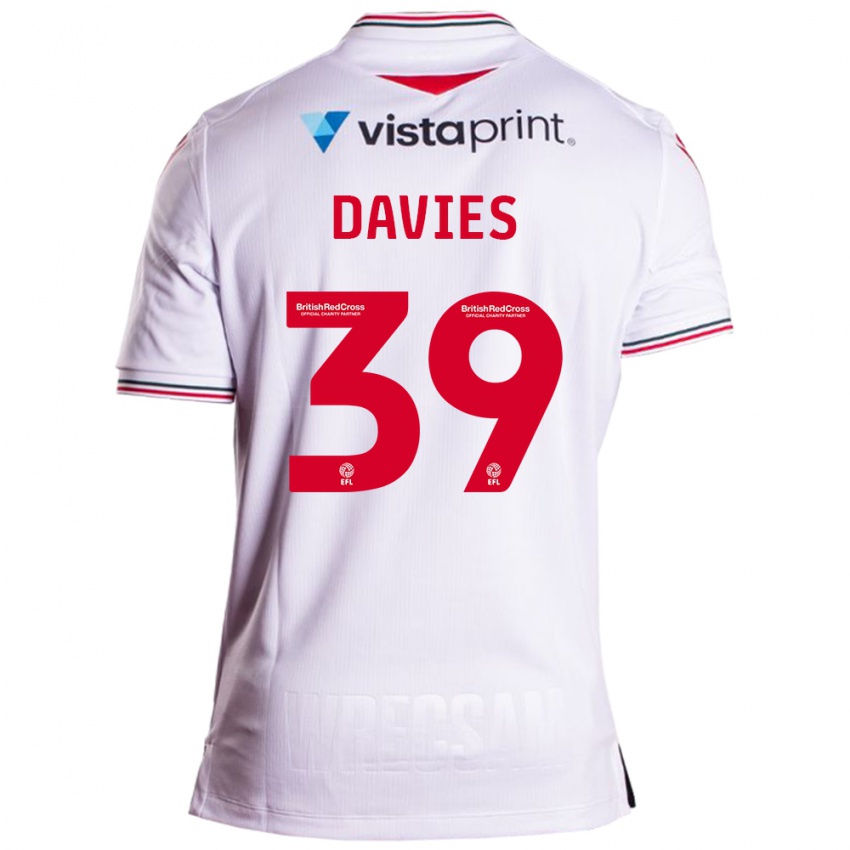 Herren Daniel Davies #39 Weiß Auswärtstrikot Trikot 2023/24 T-Shirt Österreich