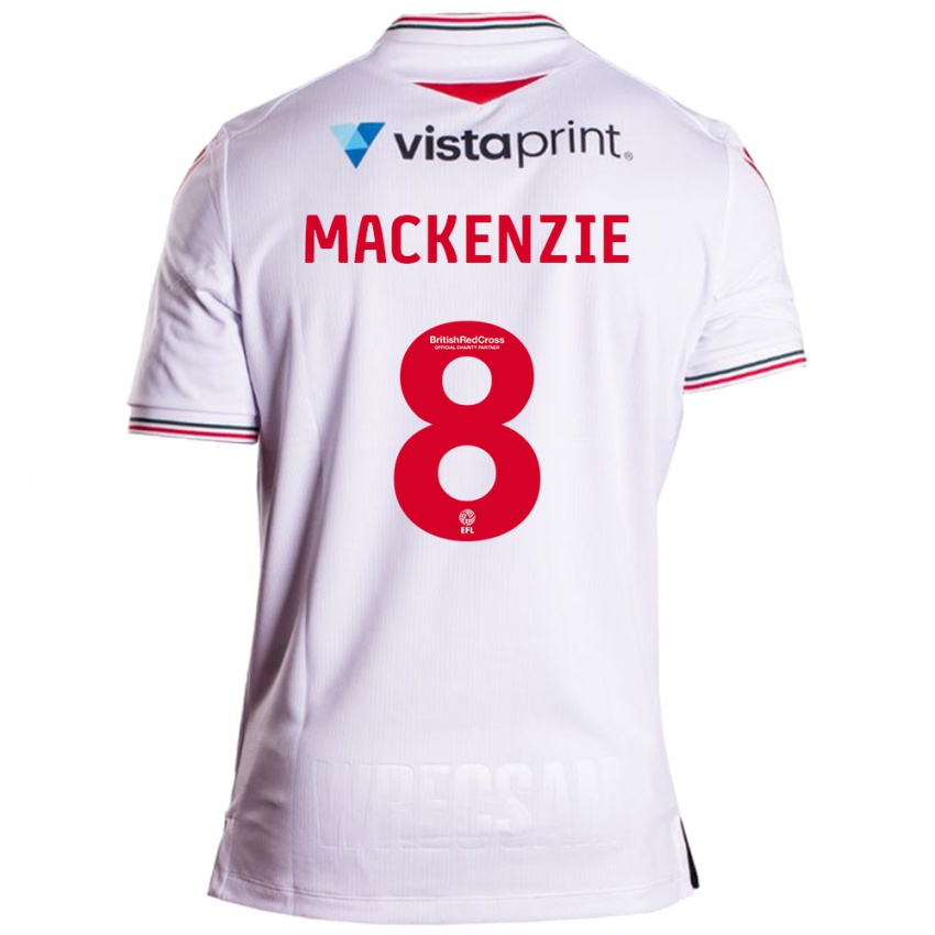 Herren Libby Mackenzie #8 Weiß Auswärtstrikot Trikot 2023/24 T-Shirt Österreich