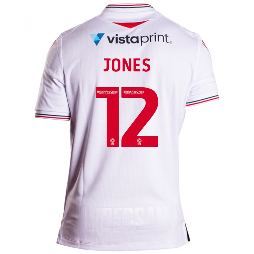 Herren Carra Jones #12 Weiß Auswärtstrikot Trikot 2023/24 T-Shirt Österreich