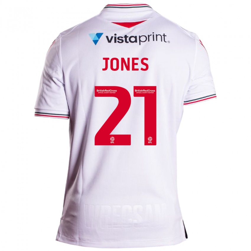 Herren Lili Jones #21 Weiß Auswärtstrikot Trikot 2023/24 T-Shirt Österreich