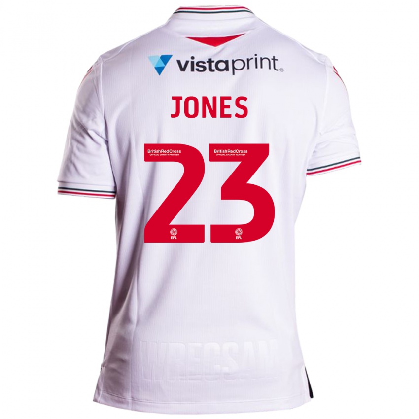 Herren Ruby Jones #23 Weiß Auswärtstrikot Trikot 2023/24 T-Shirt Österreich