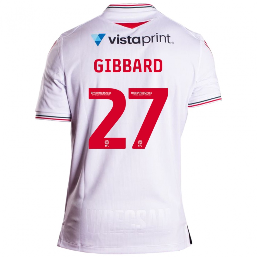 Herren Mari Gibbard #27 Weiß Auswärtstrikot Trikot 2023/24 T-Shirt Österreich