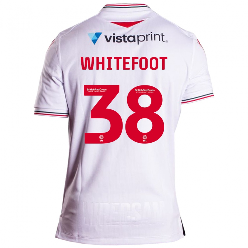 Herren Lily Whitefoot #38 Weiß Auswärtstrikot Trikot 2023/24 T-Shirt Österreich