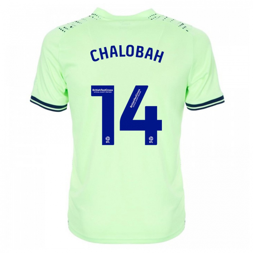 Herren Nathaniel Chalobah #14 Marine Auswärtstrikot Trikot 2023/24 T-Shirt Österreich