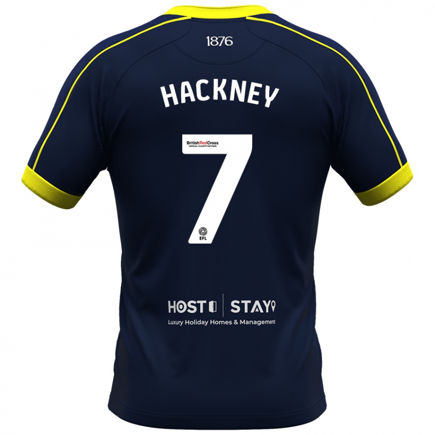 Herren Hayden Hackney #7 Marine Auswärtstrikot Trikot 2023/24 T-Shirt Österreich