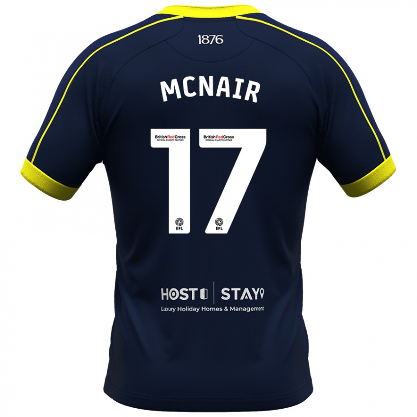 Herren Paddy Mcnair #17 Marine Auswärtstrikot Trikot 2023/24 T-Shirt Österreich