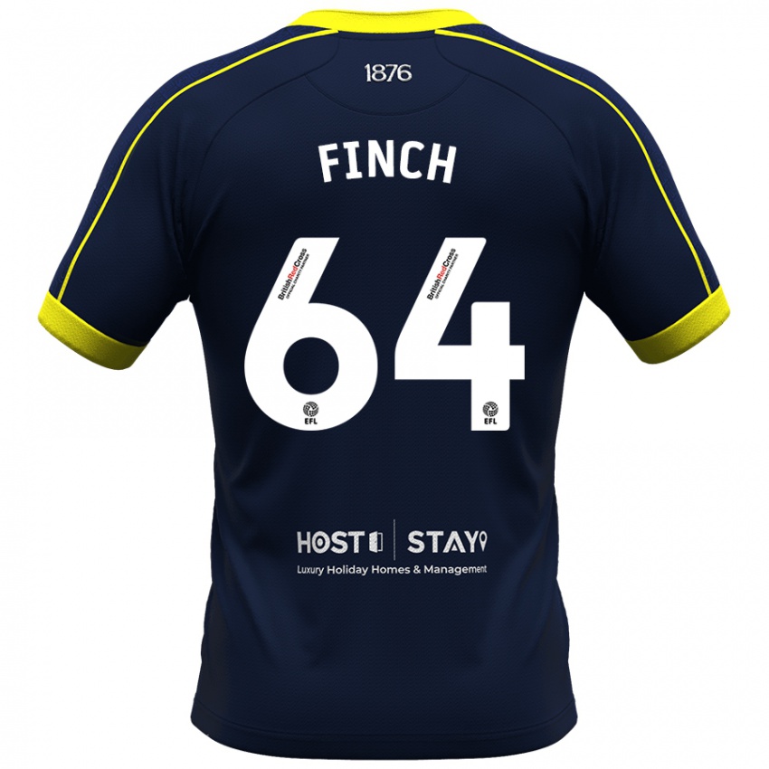 Herren Sonny Finch #64 Marine Auswärtstrikot Trikot 2023/24 T-Shirt Österreich