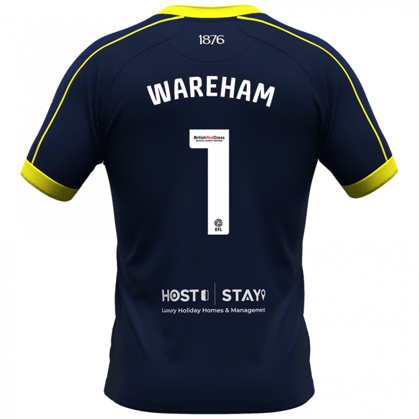 Herren Laura Wareham #1 Marine Auswärtstrikot Trikot 2023/24 T-Shirt Österreich