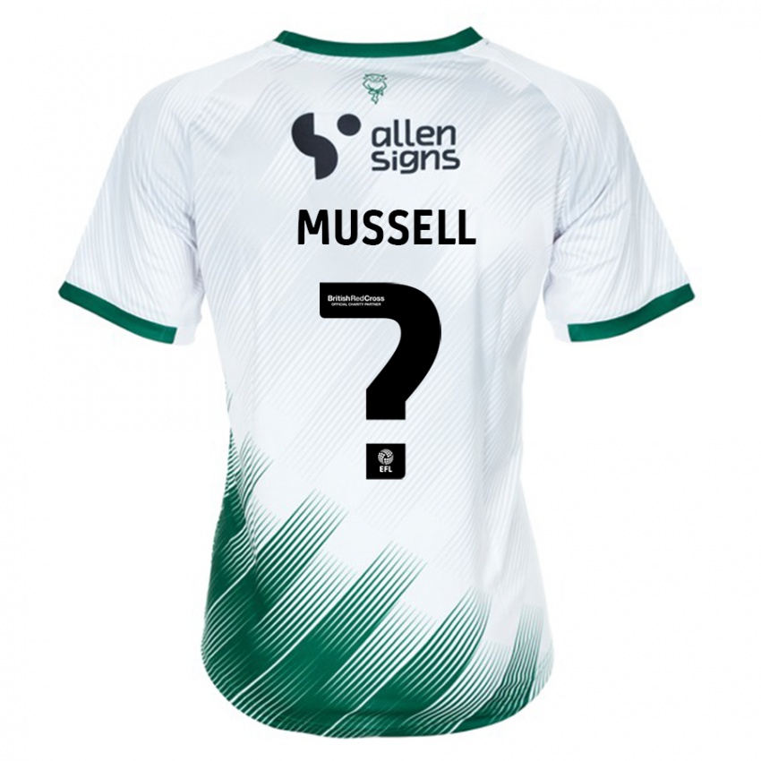 Herren Theo Mussell #0 Weiß Auswärtstrikot Trikot 2023/24 T-Shirt Österreich