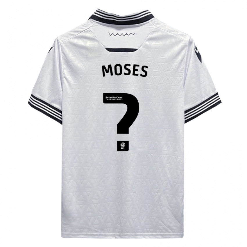 Herren Devlan Moses #0 Weiß Auswärtstrikot Trikot 2023/24 T-Shirt Österreich