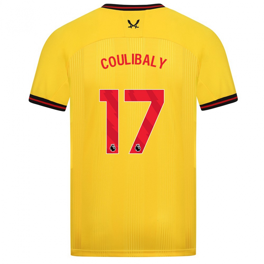 Herren Ismaila Coulibaly #17 Gelb Auswärtstrikot Trikot 2023/24 T-Shirt Österreich