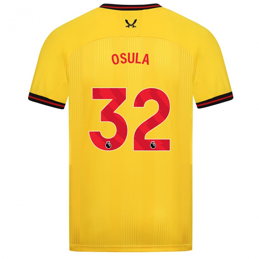 Herren William Osula #32 Gelb Auswärtstrikot Trikot 2023/24 T-Shirt Österreich