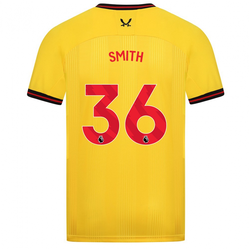 Herren Joshua Smith #36 Gelb Auswärtstrikot Trikot 2023/24 T-Shirt Österreich