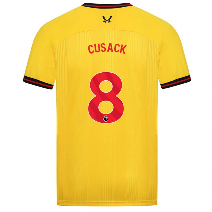 Herren Maddy Cusack † #8 Gelb Auswärtstrikot Trikot 2023/24 T-Shirt Österreich