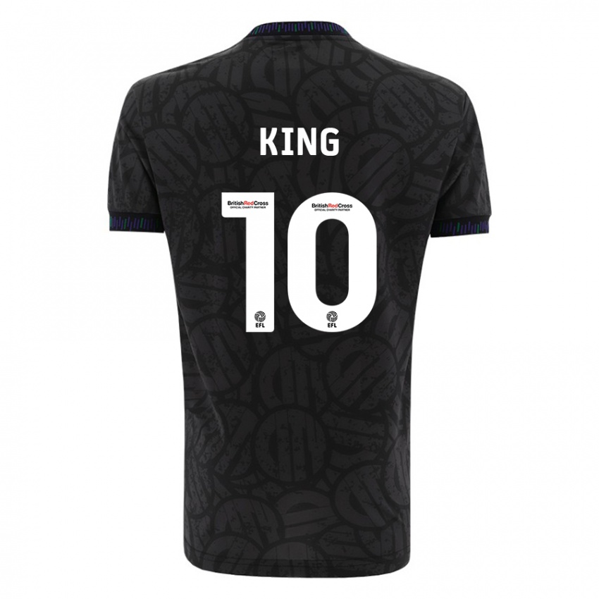 Herren Andy King #10 Schwarz Auswärtstrikot Trikot 2023/24 T-Shirt Österreich