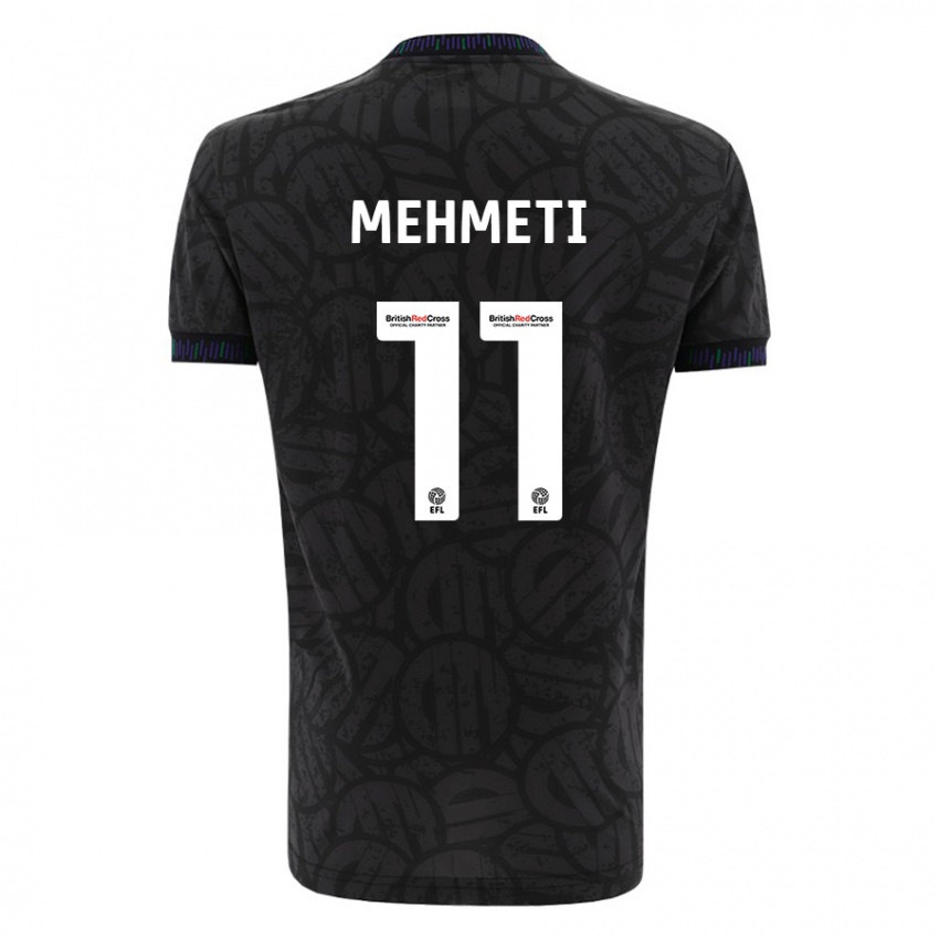 Herren Anis Mehmeti #11 Schwarz Auswärtstrikot Trikot 2023/24 T-Shirt Österreich