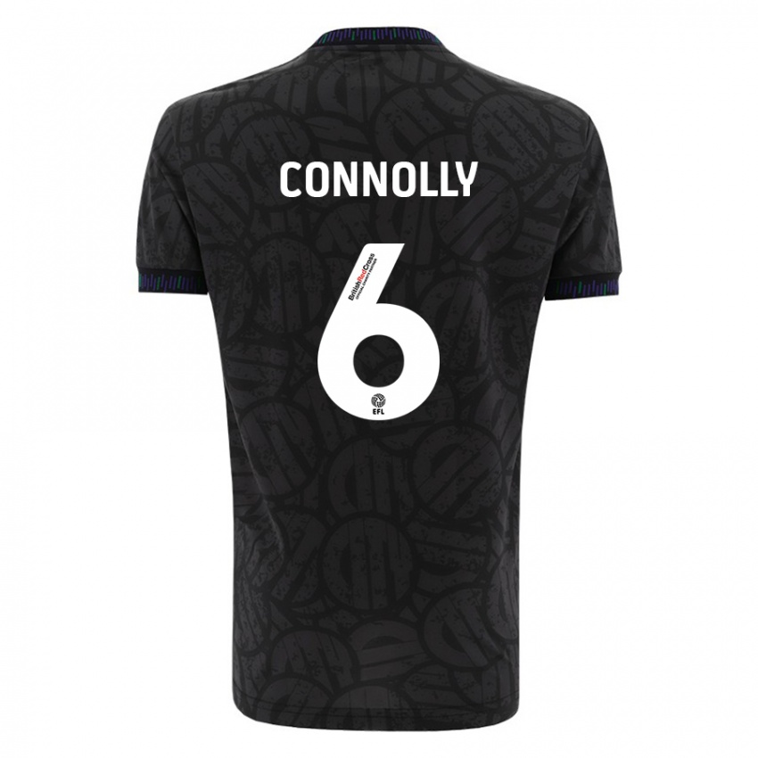 Herren Megan Connolly #6 Schwarz Auswärtstrikot Trikot 2023/24 T-Shirt Österreich
