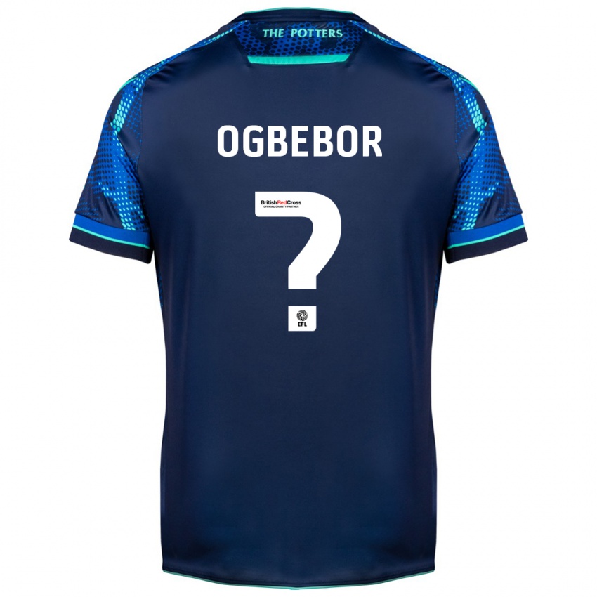 Herren Jayden Ogbebor #0 Marine Auswärtstrikot Trikot 2023/24 T-Shirt Österreich
