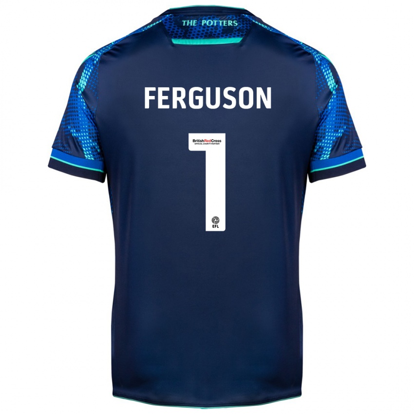 Herren Georgie Ferguson #1 Marine Auswärtstrikot Trikot 2023/24 T-Shirt Österreich