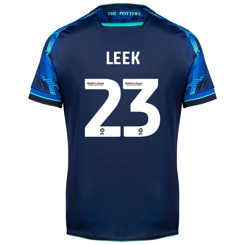 Herren Ellie Leek #23 Marine Auswärtstrikot Trikot 2023/24 T-Shirt Österreich