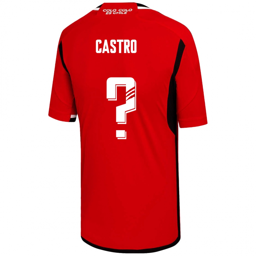 Herren Benjamín Castro #0 Rot Auswärtstrikot Trikot 2023/24 T-Shirt Österreich