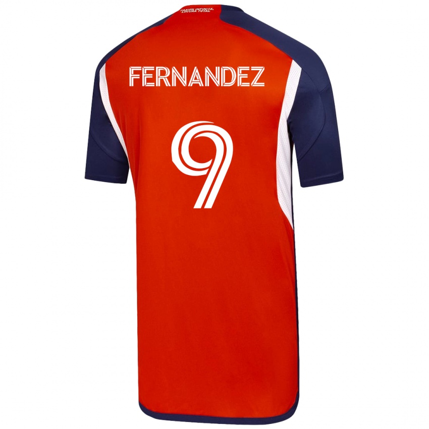 Herren Leandro Fernández #9 Weiß Auswärtstrikot Trikot 2023/24 T-Shirt Österreich