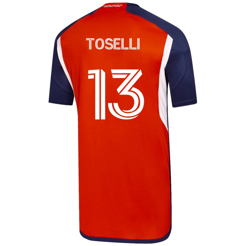 Herren Cristopher Toselli #13 Weiß Auswärtstrikot Trikot 2023/24 T-Shirt Österreich