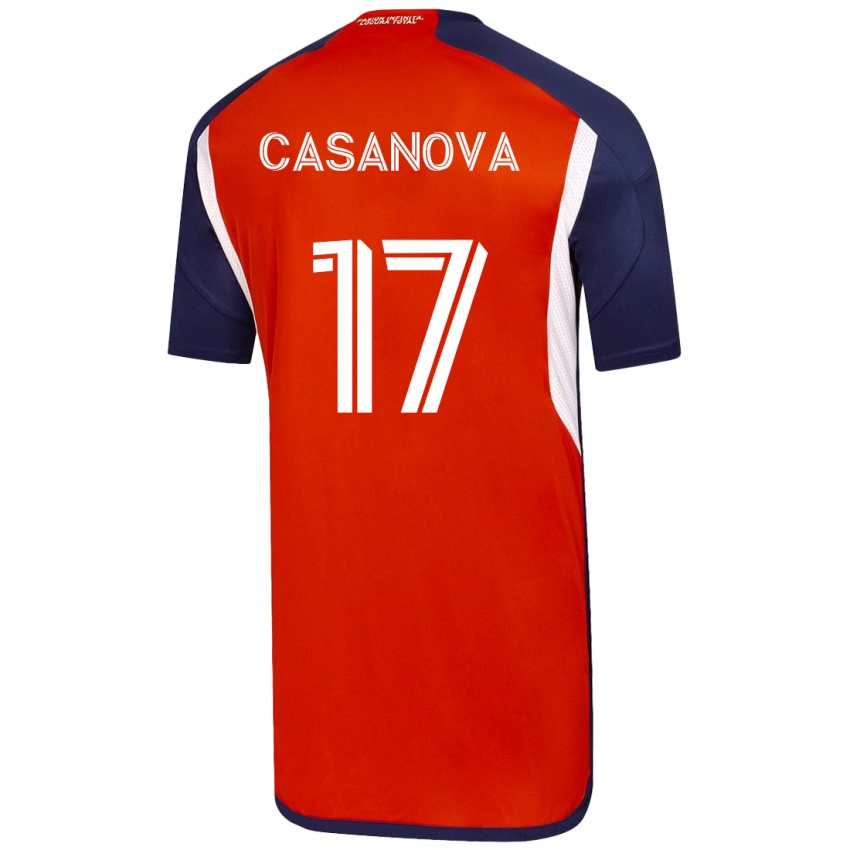 Herren Luis Casanova #17 Weiß Auswärtstrikot Trikot 2023/24 T-Shirt Österreich