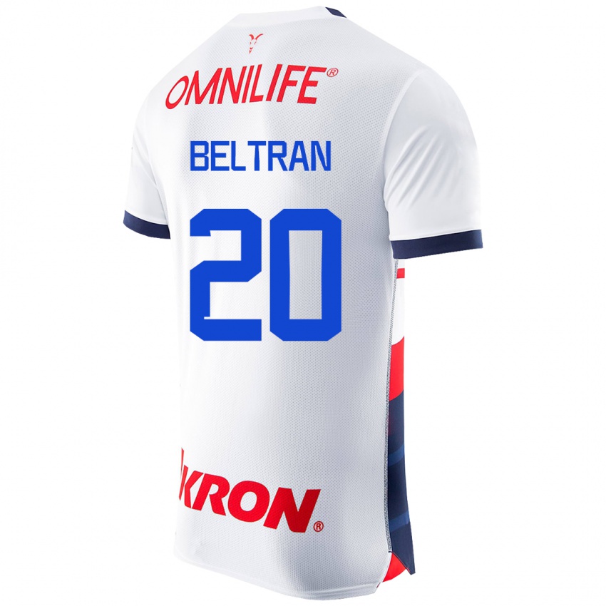 Herren Fernando Beltrán #20 Weiß Auswärtstrikot Trikot 2023/24 T-Shirt Österreich