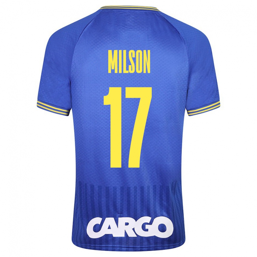 Herren Milson #17 Blau Auswärtstrikot Trikot 2023/24 T-Shirt Österreich