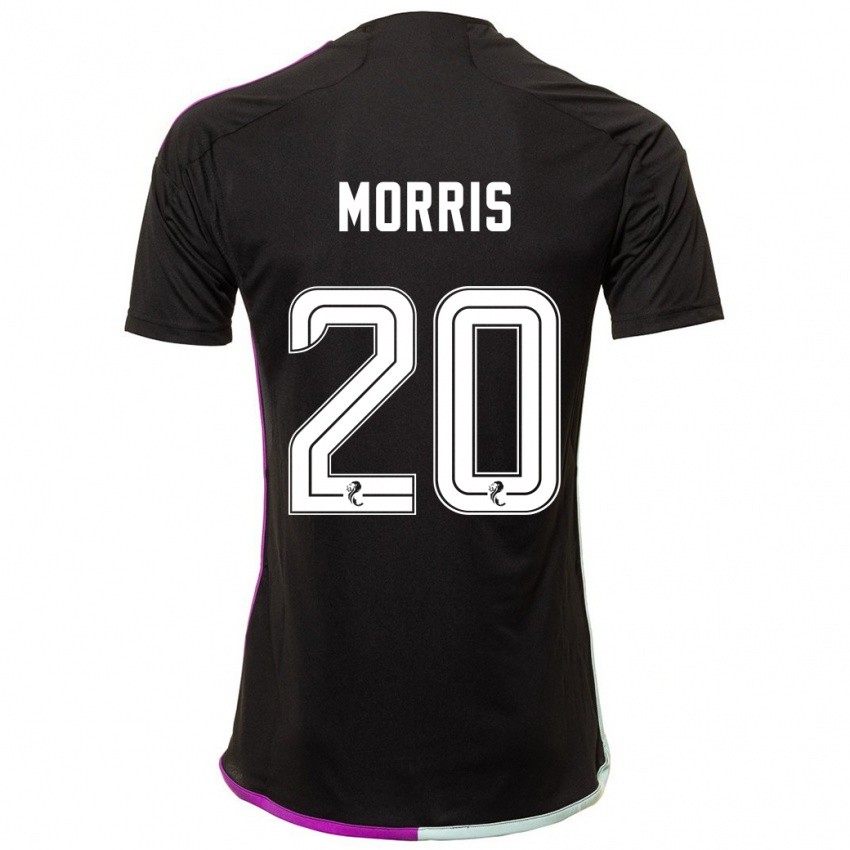 Herren Shayden Morris #20 Schwarz Auswärtstrikot Trikot 2023/24 T-Shirt Österreich