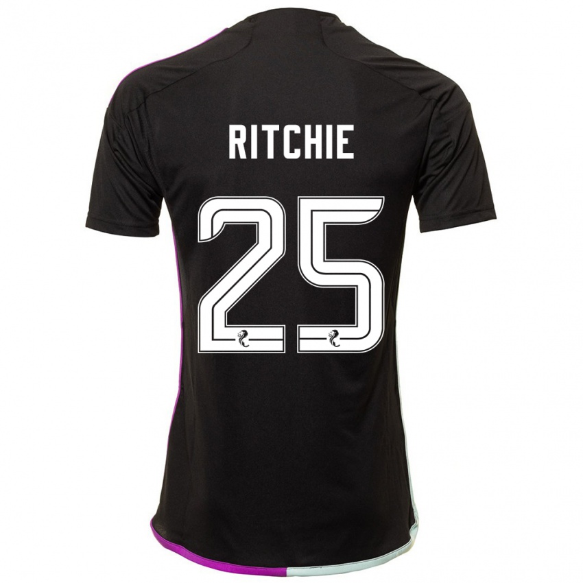 Herren Tom Ritchie #25 Schwarz Auswärtstrikot Trikot 2023/24 T-Shirt Österreich