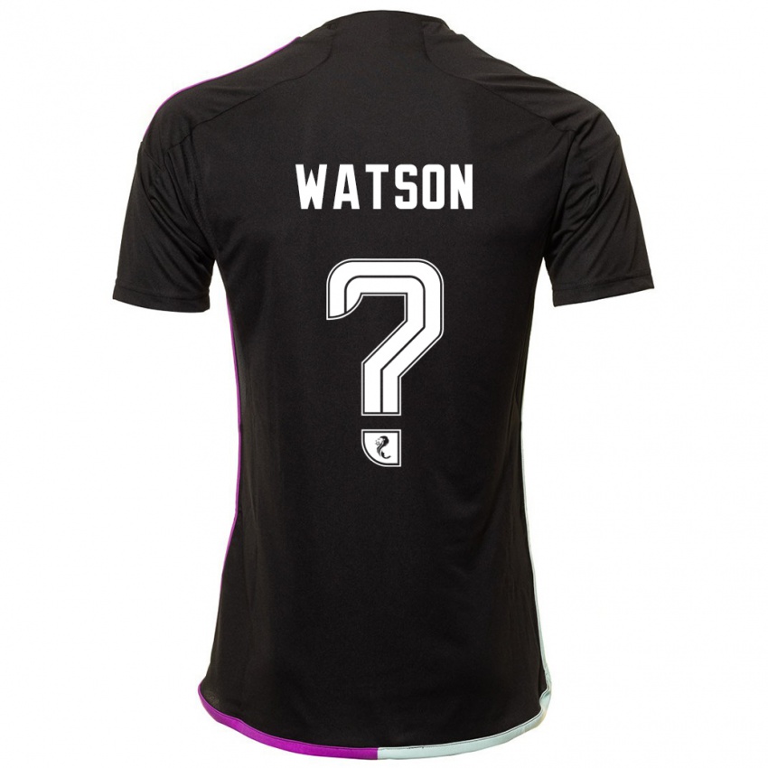 Herren Kai Watson #0 Schwarz Auswärtstrikot Trikot 2023/24 T-Shirt Österreich