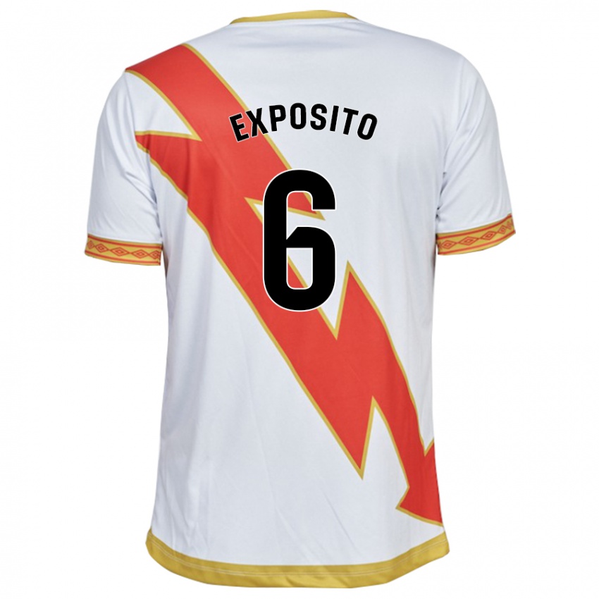 Damen Álvaro Expósito #6 Weiß Heimtrikot Trikot 2023/24 T-Shirt Österreich