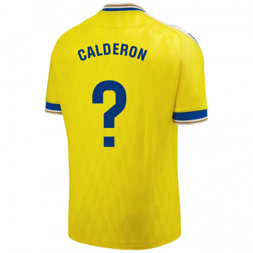 Damen Martín Calderón #0 Gelb Heimtrikot Trikot 2023/24 T-Shirt Österreich