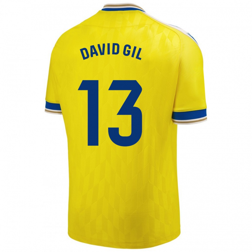 Damen David Gil #13 Gelb Heimtrikot Trikot 2023/24 T-Shirt Österreich