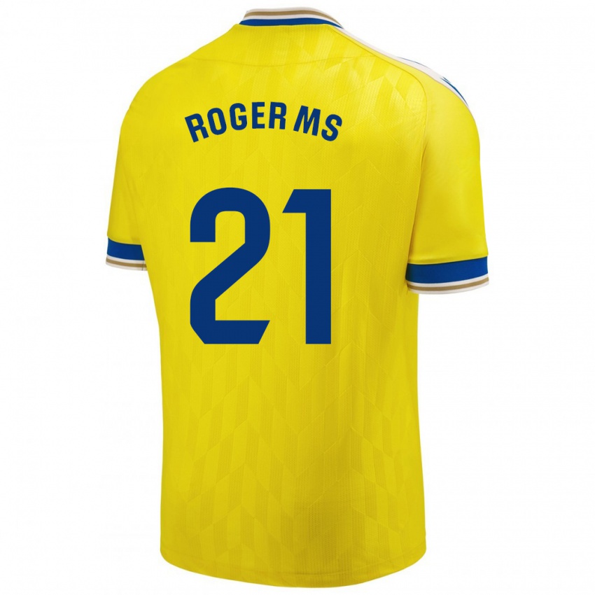 Damen Roger Martí #21 Gelb Heimtrikot Trikot 2023/24 T-Shirt Österreich