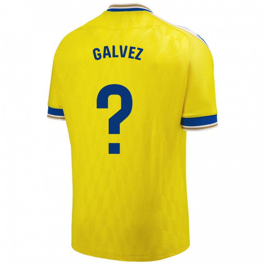 Damen Gonzalo Gálvez #0 Gelb Heimtrikot Trikot 2023/24 T-Shirt Österreich