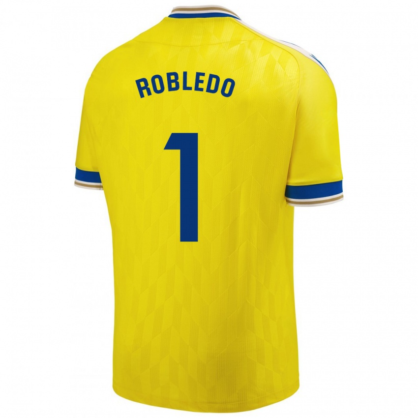 Damen Robledo #1 Gelb Heimtrikot Trikot 2023/24 T-Shirt Österreich